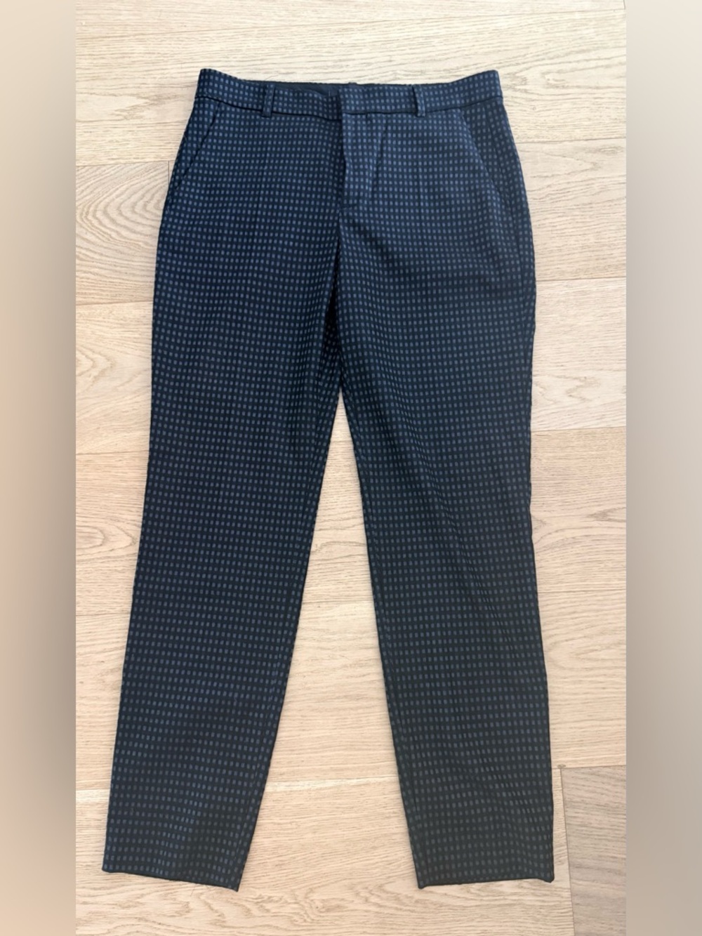 Zara Woman Black Textured Pants